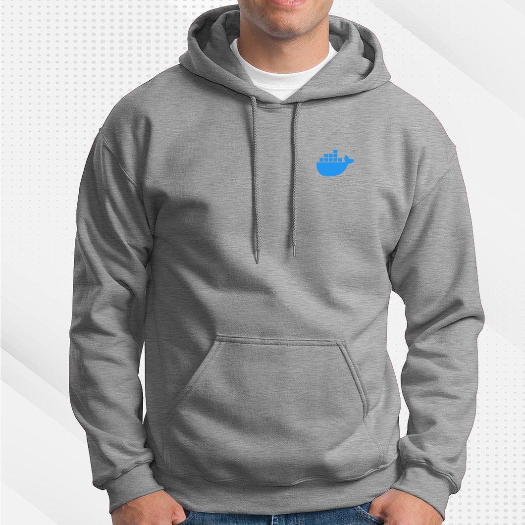 Hoodie Logo Corazón Developer Docker